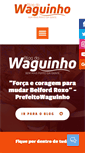Mobile Screenshot of blogdowaguinho.com.br
